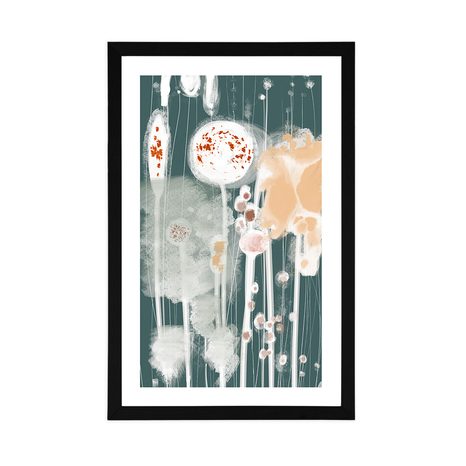 POSTER MIT PASSEPARTOUT EINZIGARTIGES DESIGN DER BÄUME - MOTIVE AUS UNSERER WERKSTATT - POSTER