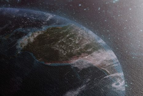 STAMPA SU TELA – PIANETA NELLO SPAZIO - QUADRI DELLO SPAZIO E DELLE STELLE - STAMPE E QUADRI