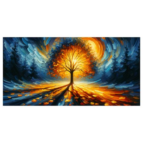 OBRAZ STROM ŽIVOTA V MAGICKÉM SVĚTLE - OBRAZY STROMY ŽIVOTA - OBRAZY