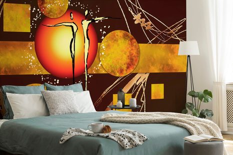 SAMOLEPÍCÍ TAPETA ETNO ZAMILOVANÝ PÁR - SAMOLEPÍCÍ TAPETY - TAPETY