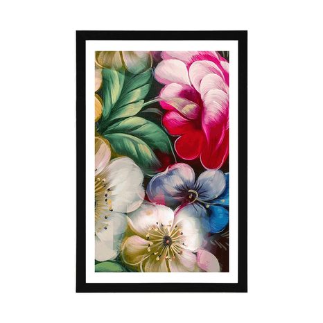 POSTER WITH MOUNT MAGICAL WORLD OF FLOWERS - FLOWERS - POSTERS