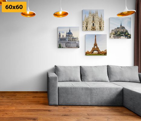 SET DI QUADRI – CURIOSITÀ DA ANGOLI DIVERSI DEL MONDO - COLLEZIONI DI QUADRI - STAMPE E QUADRI