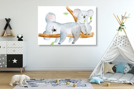 TABLOU KOALE DRĂGUȚE - TABLOURI PENTRU COPII - TABLOURI