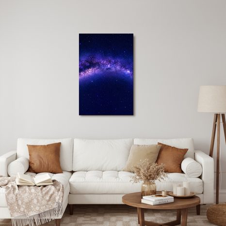 CANVASTAVLA STJÄRNBÅGE I RYMDNEBULOSA - TAVLOR MED GALAXER - TAVLOR