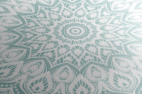 KÉP MANDALA HARMÓNIA KÉK ALAPON - FENG SHUI KÉPEK - KÉPEK