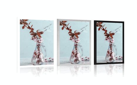 POSTER KIRSCHENZWEIG IN DER VASE - VASEN - POSTER