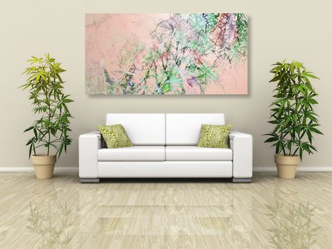 TABLOU RAMURILE ABSTRACTE ALE COPACULUI - TABLOURI ABSTRACTE - TABLOURI