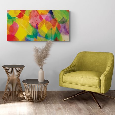 OBRAZ LIŚCIE W JESIENNYCH KOLORACH - OBRAZY PRZYRODY I KRAJOBRAZY - OBRAZY