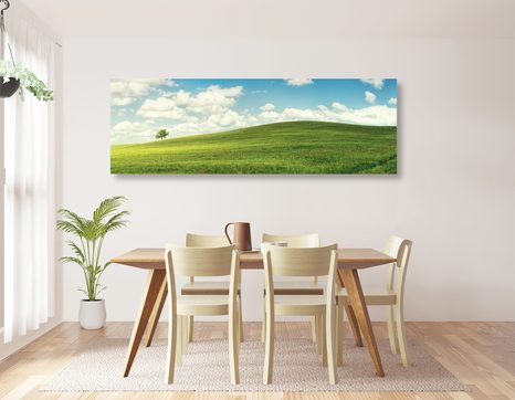 WANDBILD SCHÖNER TAG AUF DER WIESE - BILDER VON NATUR UND LANDSCHAFT - BILDER