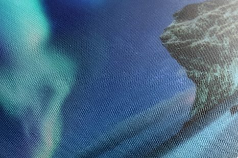 OBRAZ POLÁRNÍ ZÁŘE V NORSKU - OBRAZY PŘÍRODY A KRAJINY - OBRAZY