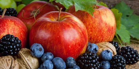 WANDBILD HERBSTERNTE - BILDER VON ESSEN UND GETRÄNKEN - BILDER