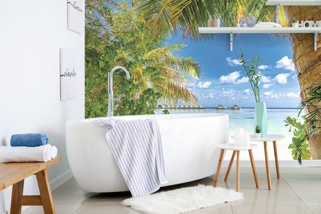 FOTOTAPETA RELAX V TROPICKÉM RESORTU - TAPETY PŘÍRODA - TAPETY