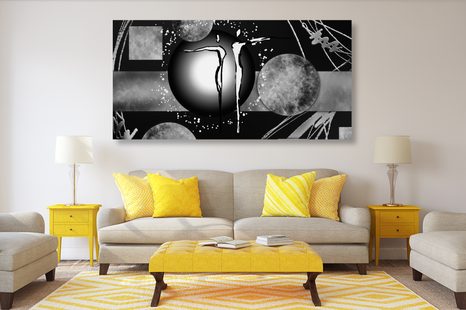 KÉP ETNO SZERELMES PÁR FEKETE FEHÉRBEN - FEKETE-FEHÉR KÉPEK - KÉPEK