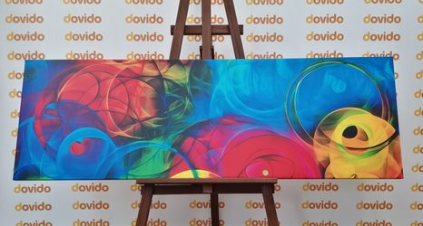 OBRAZ ABSTRAKCE PLNÁ BAREV - ABSTRAKTNÍ OBRAZY - OBRAZY