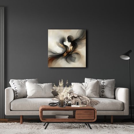 WANDBILD HARMONIE VON SCHATTEN UND LICHT - BILDER MIT LIEBESMOTIVEN - BILDER