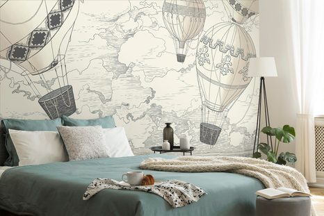 SELBSTKLEBENDE TAPETE WELT AUS DER PERSPEKTIVE - SELBSTKLEBENDE TAPETEN - TAPETEN