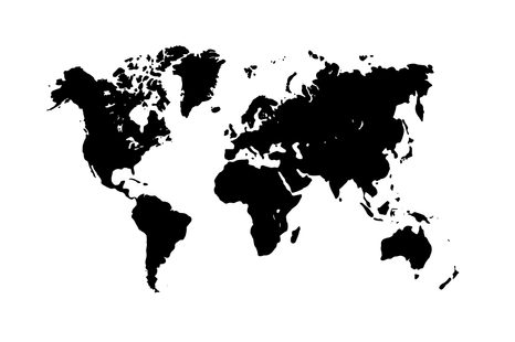 CARTA DA PARATI – MAPPA IN BIANCO E NERO - CARTA DA PARATI MAPPE - CARTA DA PARATI