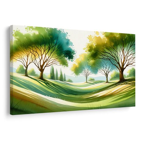 OBRAZ KRAJINA SE STROMY - OBRAZY STROMY ŽIVOTA - OBRAZY