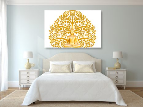 KÉP BUDDHA ÉLETFA ELŐTT - ÉLETFÁK KÉPEK - KÉPEK