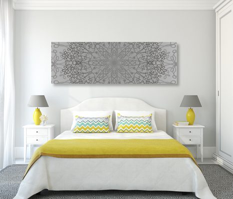 TABLOU ORNAMENT CIRCULAR GRI - TABLOURI FENG SHUI - TABLOURI