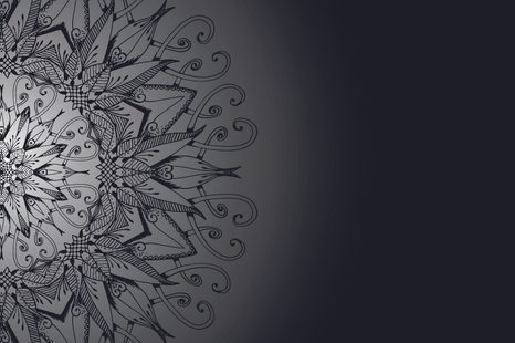 SAMOLEPÍCÍ TAPETA MANDALA V TMAVÉM PROVEDENÍ - SAMOLEPÍCÍ TAPETY - TAPETY