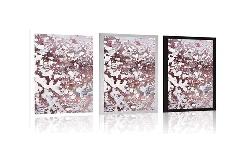 PLAKAT NJEŽNA APSTRAKCIJA - APSTRAKTNI I S UZORKOM - PLAKATI