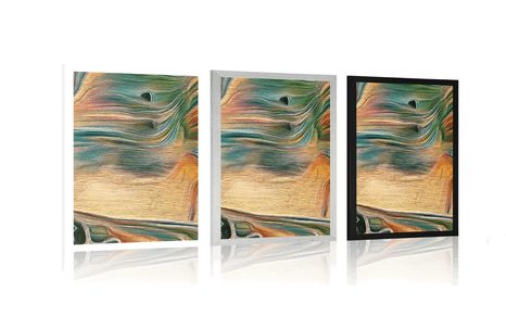 PLAKÁT PSYCHADELICKÁ ABSTRAKCE - ABSTRAKTNÍ A VZOROVANÉ - PLAKÁTY