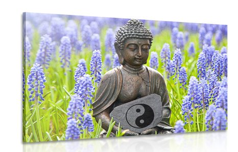 QUADRO BUDDHA CON YIN E YANG - QUADRI FENG SHUI - QUADRI