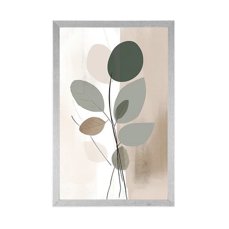 PLAKÁT ABSTRAKTNÍ BOTANICKÉ TVARY NO1 - ABSTRAKTNÍ TVARY - PLAKÁTY