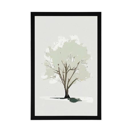 PLAKAT STABLO S DAŠKOM MINIMALIZMA - STABLA I LIŠĆE - PLAKATI