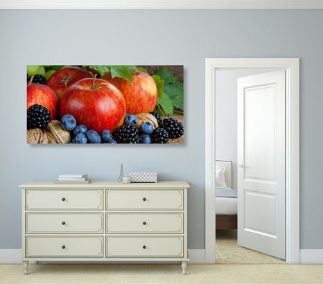 WANDBILD HERBSTERNTE - BILDER VON ESSEN UND GETRÄNKEN - BILDER