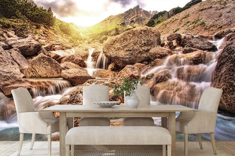 TAPETA VYSOKOHORSKÉ VODOPÁDY - TAPETY PŘÍRODA - TAPETY