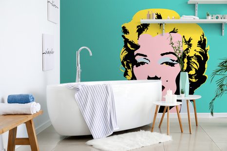 SELBSTKLEBENDE TAPETE IKONISCHE MARILYN MONROE IM POP-ART-DESIGN - SELBSTKLEBENDE TAPETEN - TAPETEN