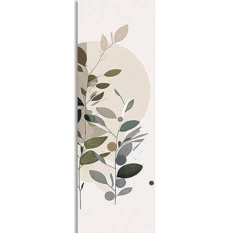 WANDBILD BOHO-PFLANZEN MIT MUSTER - BILDER BÄUME UND LAUB - BILDER