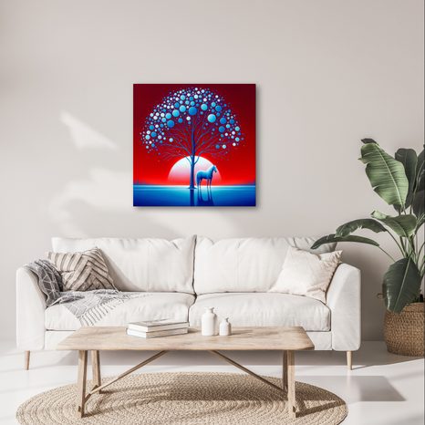 OBRAZ MAGICKÝ STROM ŽIVOTA V KRAJINĚ - OBRAZY STROMY ŽIVOTA - OBRAZY