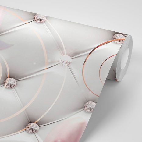 SAMOLEPÍCÍ TAPETA MAGNOLIE S IMITACÍ KŮŽE - SAMOLEPÍCÍ TAPETY - TAPETY