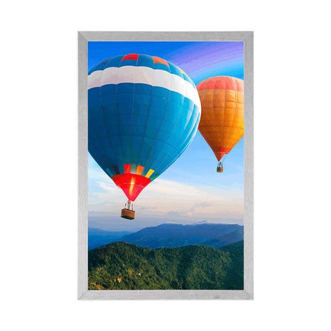 PLAKÁT DOBRODRUŽNÉ BALÓNY - PŘÍRODA - PLAKÁTY