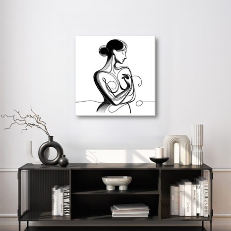 OBRAZ LINIE ŽENSKÉ ELEGANCE - OBRAZY ŽENY - OBRAZY