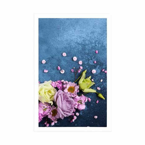 POSTER STILLLEBEN MIT BLUMEN - BLUMEN - POSTER