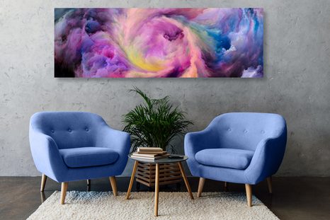 OBRAZ BAREVNÁ SPIRÁLA - ABSTRAKTNÍ OBRAZY - OBRAZY