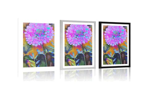 POSTER WITH MOUNT BEAUTIFUL FLOWERS - FLOWERS - POSTERS