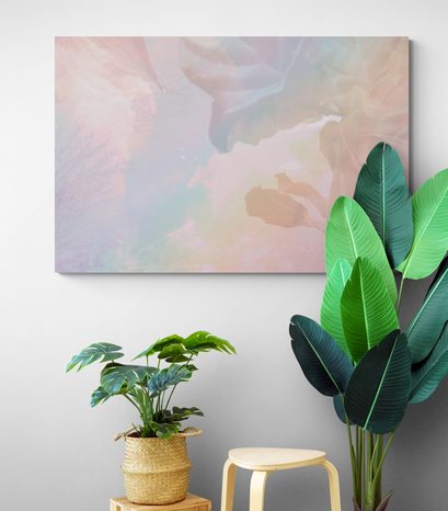 OBRAZ ODRAZ LISTOV V JAZERE - OBRAZY STROMY A LISTY - OBRAZY