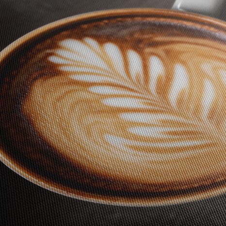 OBRAZ KÁVOVÉ UMĚNÍ S LATTÉ - OBRAZY JÍDLA A NÁPOJE - OBRAZY