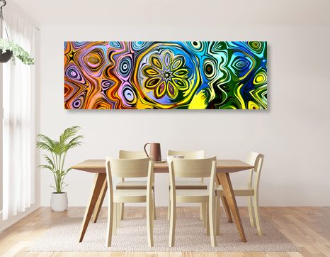 КАРТИНА НА ПЛАТНО – КРЕАТИВНО ЦВЕТНО ИЗКУСТВО - АБСТРАКТНИ КАРТИНИ - КАРТИНИ