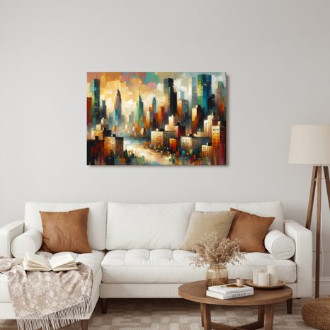 SLIKA MODERNA URBANA KRAJINA - SLIKE GRADOVA - SLIKE