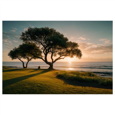 OBRAZ STROM ŽIVOTA U MOŘE - OBRAZY STROMY A LISTY - OBRAZY