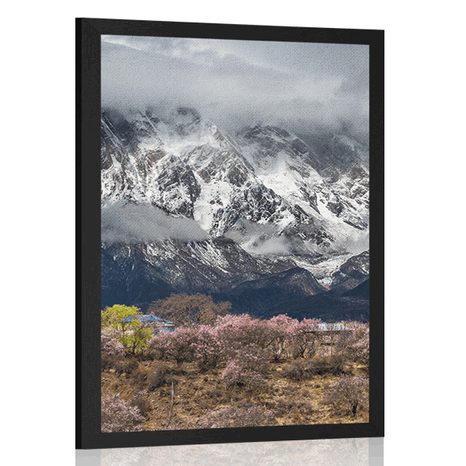 POSTER EINZIGARTIGE BERGLANDSCHAFT - NATUR - POSTER