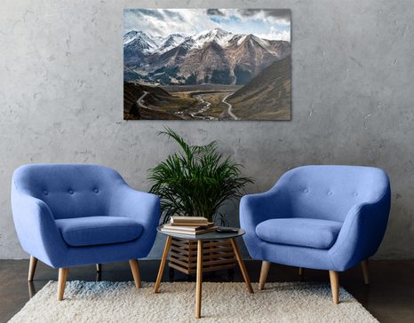 SLIKA ČUDOVITA GORSKA PANORAMA - SLIKE NARAVE IN POKRAJINE - SLIKE