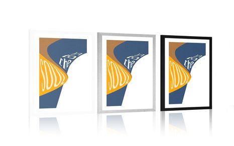 PLAKÁT S PASPARTOU A NÁPISEM - INTO THE SOUL - MOTIVY Z NAŠÍ DÍLNY - PLAKÁTY