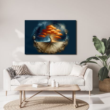 OBRAZ STROM ŽIVOTA V KRUHU - OBRAZY STROMY ŽIVOTA - OBRAZY